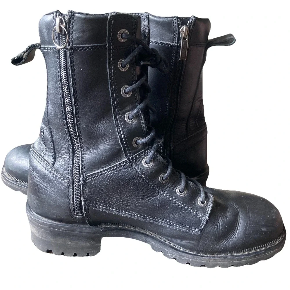 Harley Davidson Benteen Motorcycle Boots Men's Size 11.5 Black